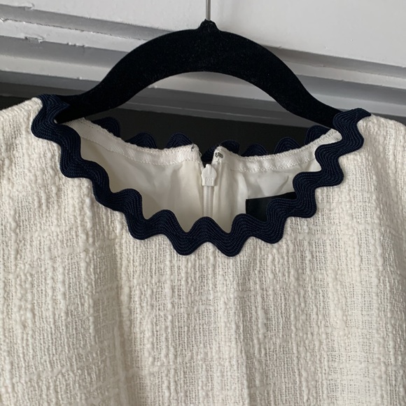 J. Crew Cream and Black Midi Dress - Picture 3 of 7